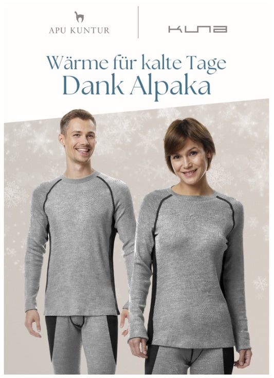 Thermowäsche aus Alpaka Wolle bei Alpakawolletraum