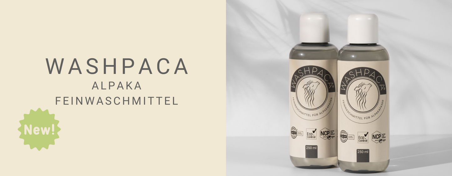 washpaca® 250 ml Bio-Feinwaschmittel für Alpakafaser