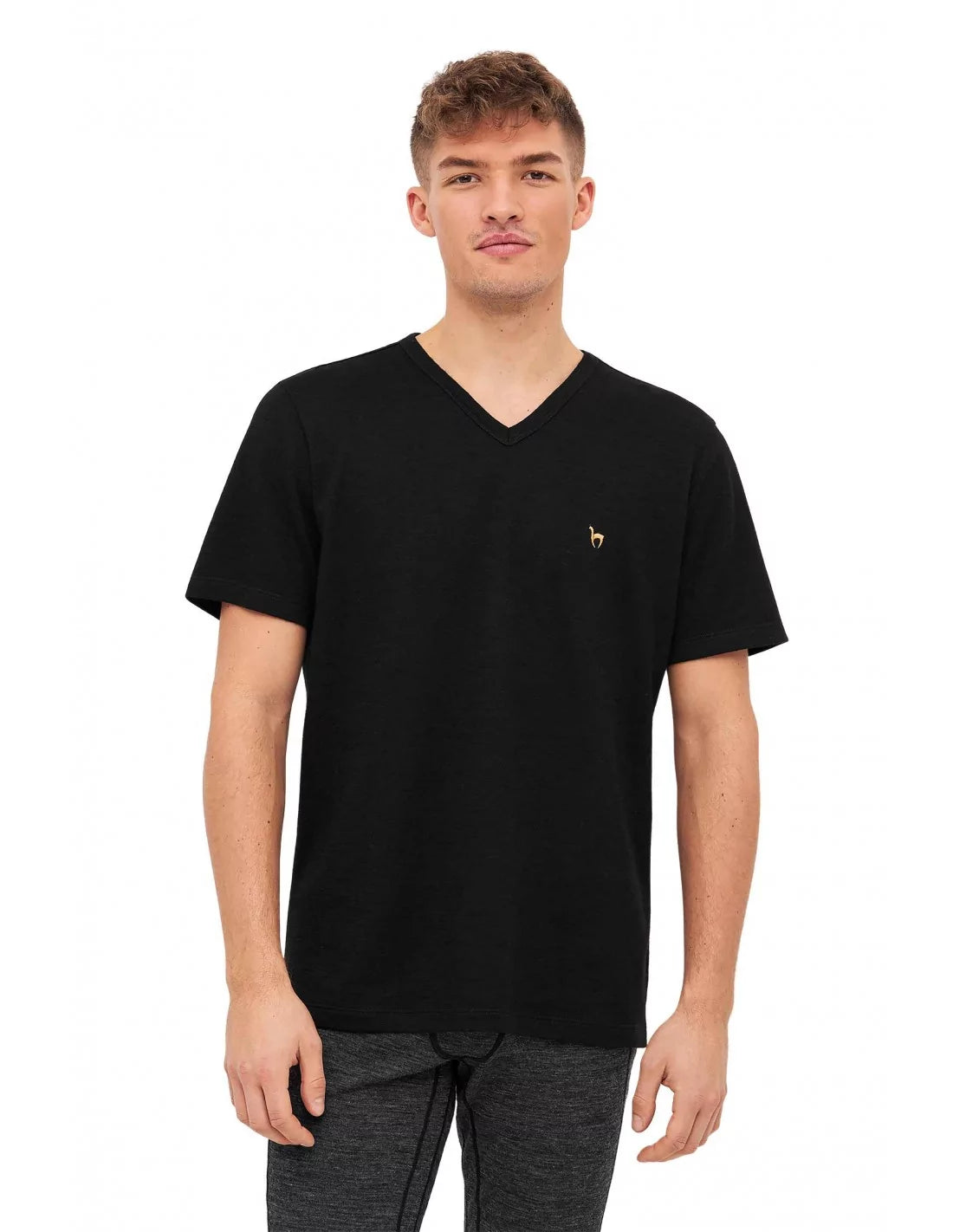 ANDEN ACTIVE Herren Uni Shirt mit Premium Baby Alpaka - Alpakawolletraum.com