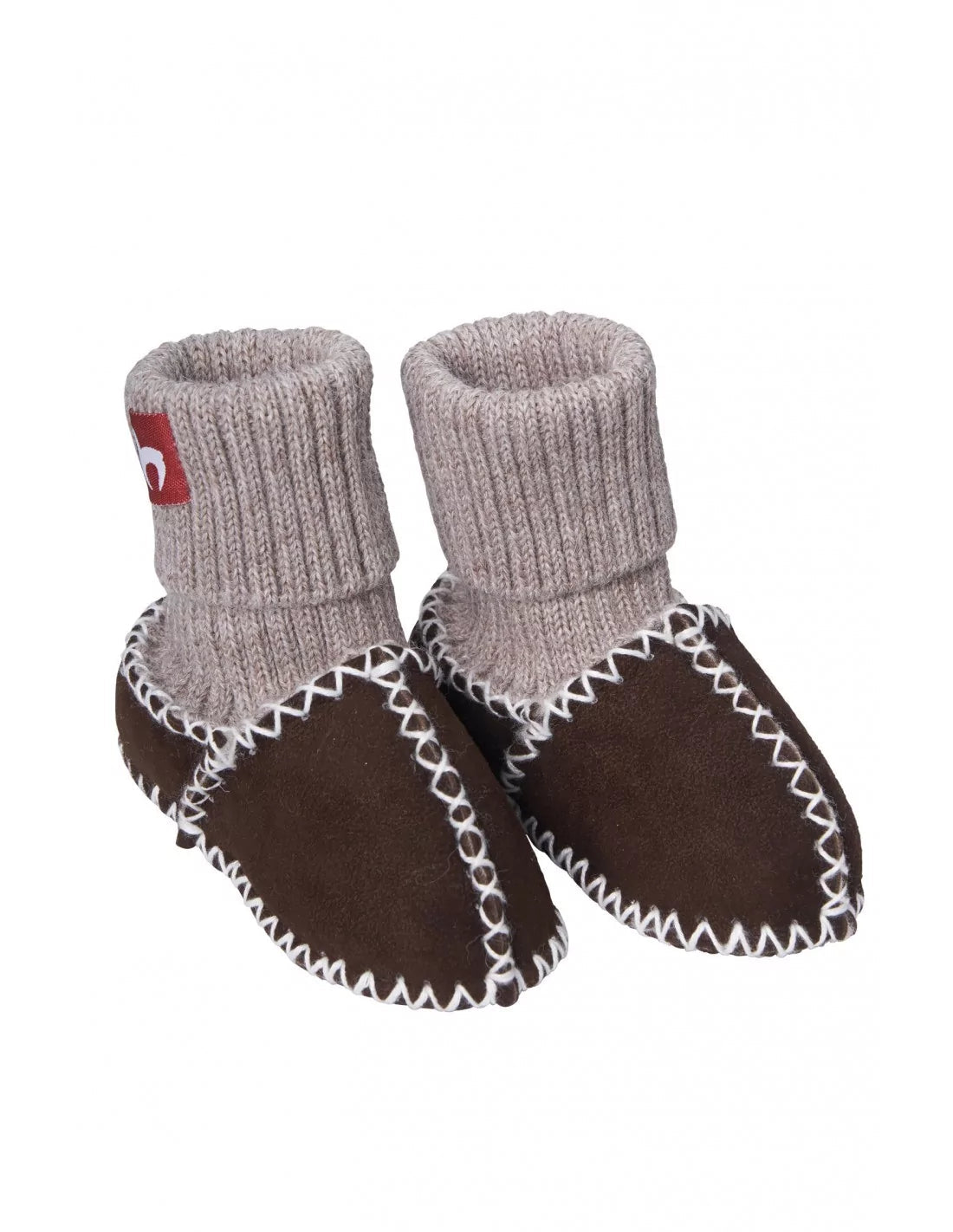 Alpaka Babyschuhe (Größen 17-24) aus 100% Schafwolle - Alpakawolletraum.com