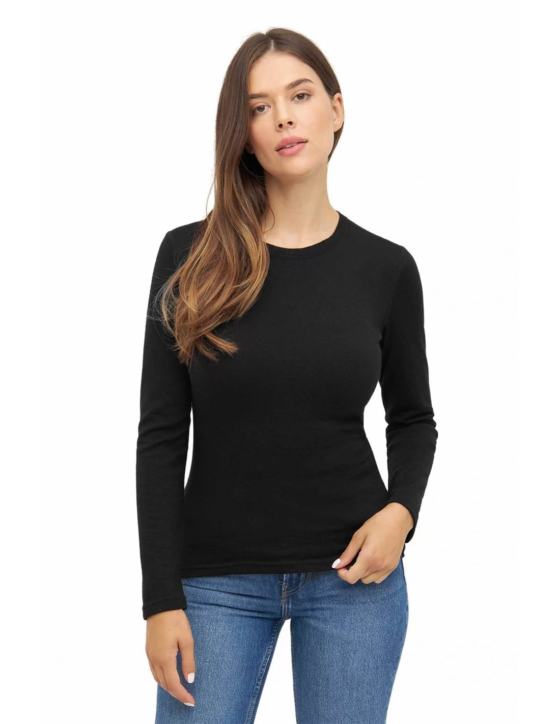 Alpaka Baselayer THERMO Langarm-Shirt für Damen aus Royal Alpaka - Alpakawolletraum.com