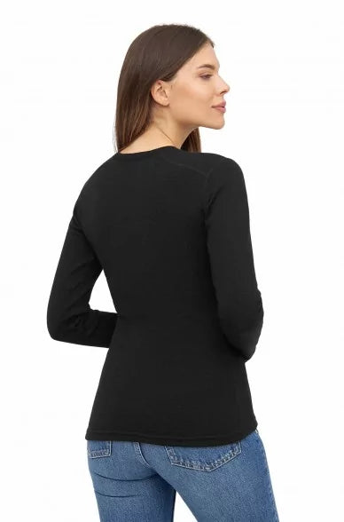 Alpaka Baselayer THERMO Langarm-Shirt für Damen aus Royal Alpaka - Alpakawolletraum.com