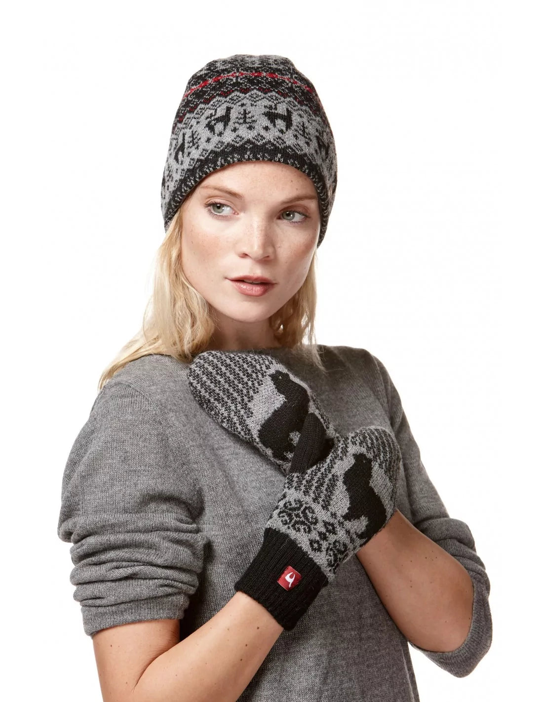 Alpaka Fäustlinge ANDINO aus 100% Alpaka Superfine - Alpakawolletraum.com