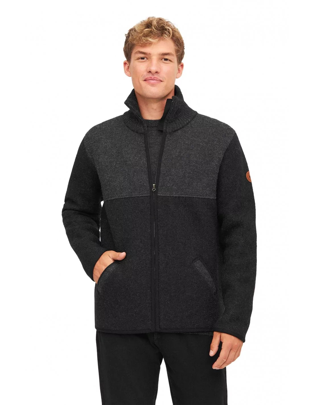 Alpaka Filzjacke OLIVER aus Alpaka und Wolle - Alpakawolletraum.com