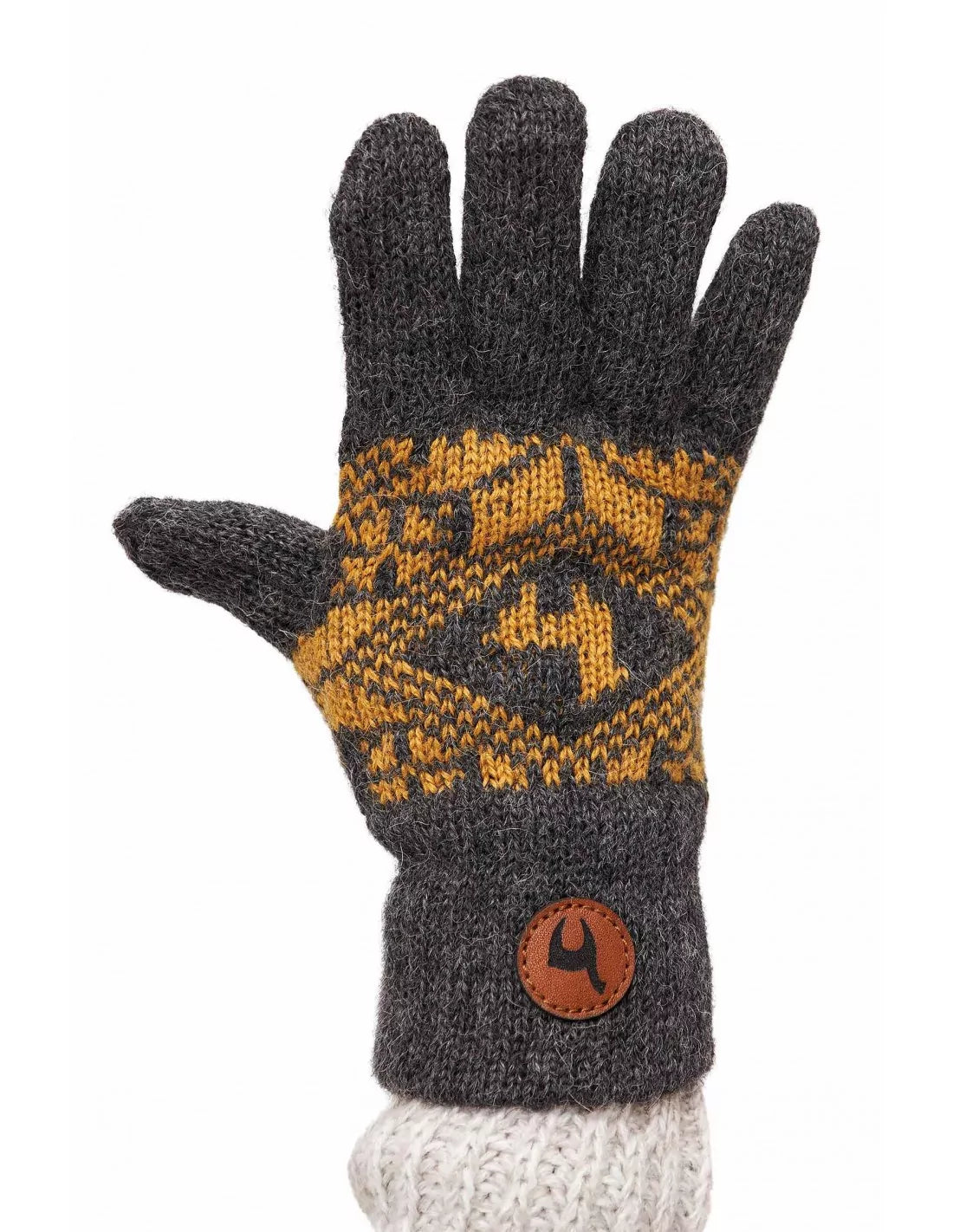 Alpaka Fingerhandschuhe ANDEN ROCA aus 100% Alpaka Superfine - Alpakawolletraum.com