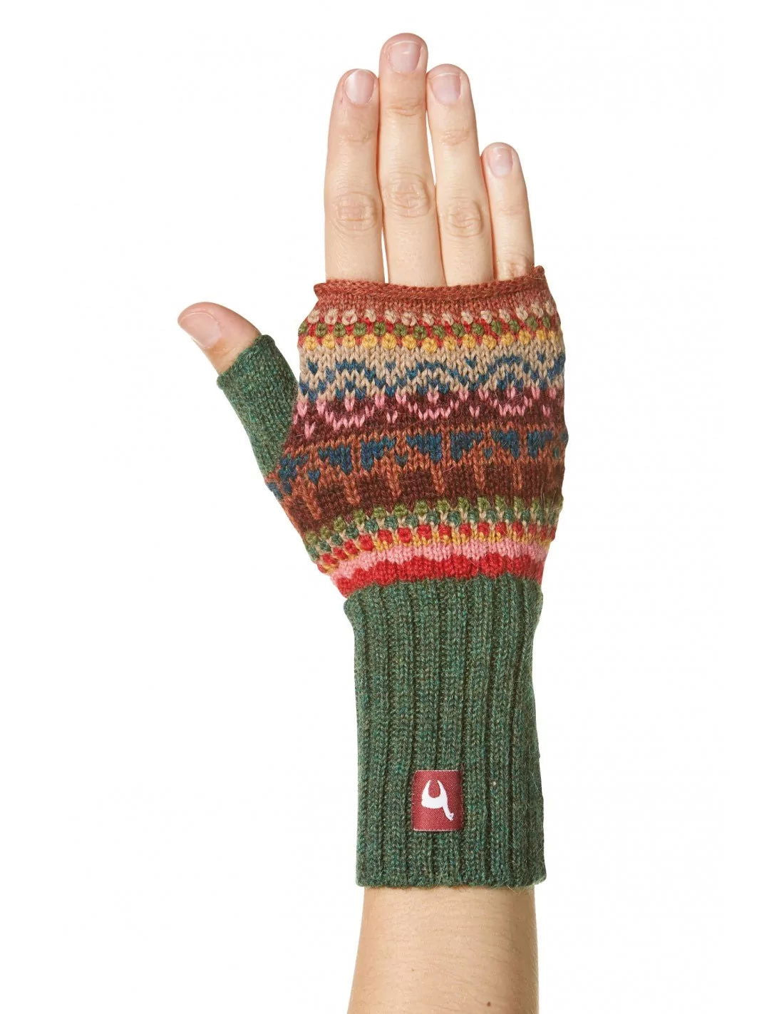 Alpaka Fingerlose Handschuhe LUNA aus 100% Baby Alpaka - Alpakawolletraum.com