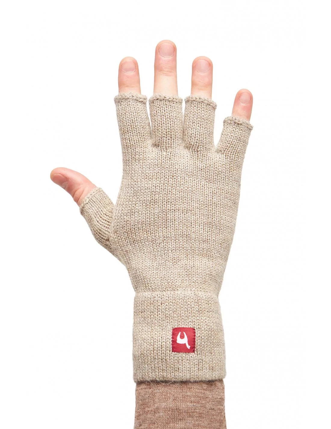 Alpaka Handschuhe HALBFINGER aus 100% Baby Alpaka - Alpakawolletraum.com