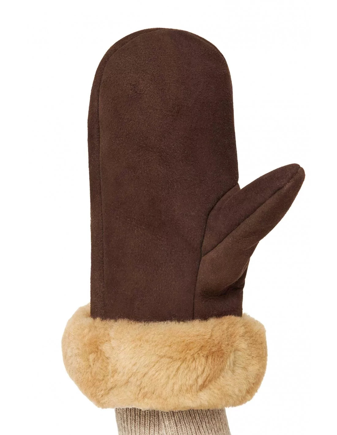 Alpaka Lederfausthandschuh aus 100% Alpaka- und Schaf-Fell - Alpakawolletraum.com