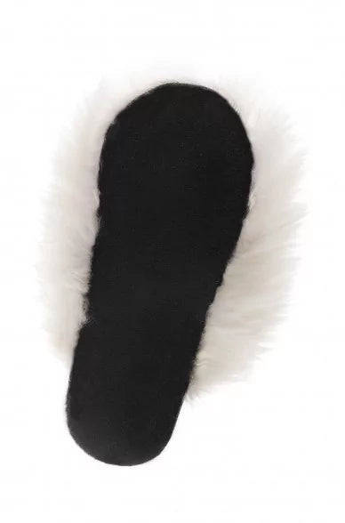 Alpaka Pantoffeln KUSCHEL (Gr. 36-46) aus 100% Alpaka Fell - Alpakawolletraum.com