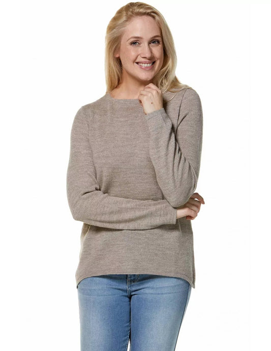 Alpaka Pullover BASIC aus 100% Baby Alpaka - Alpakawolletraum.com