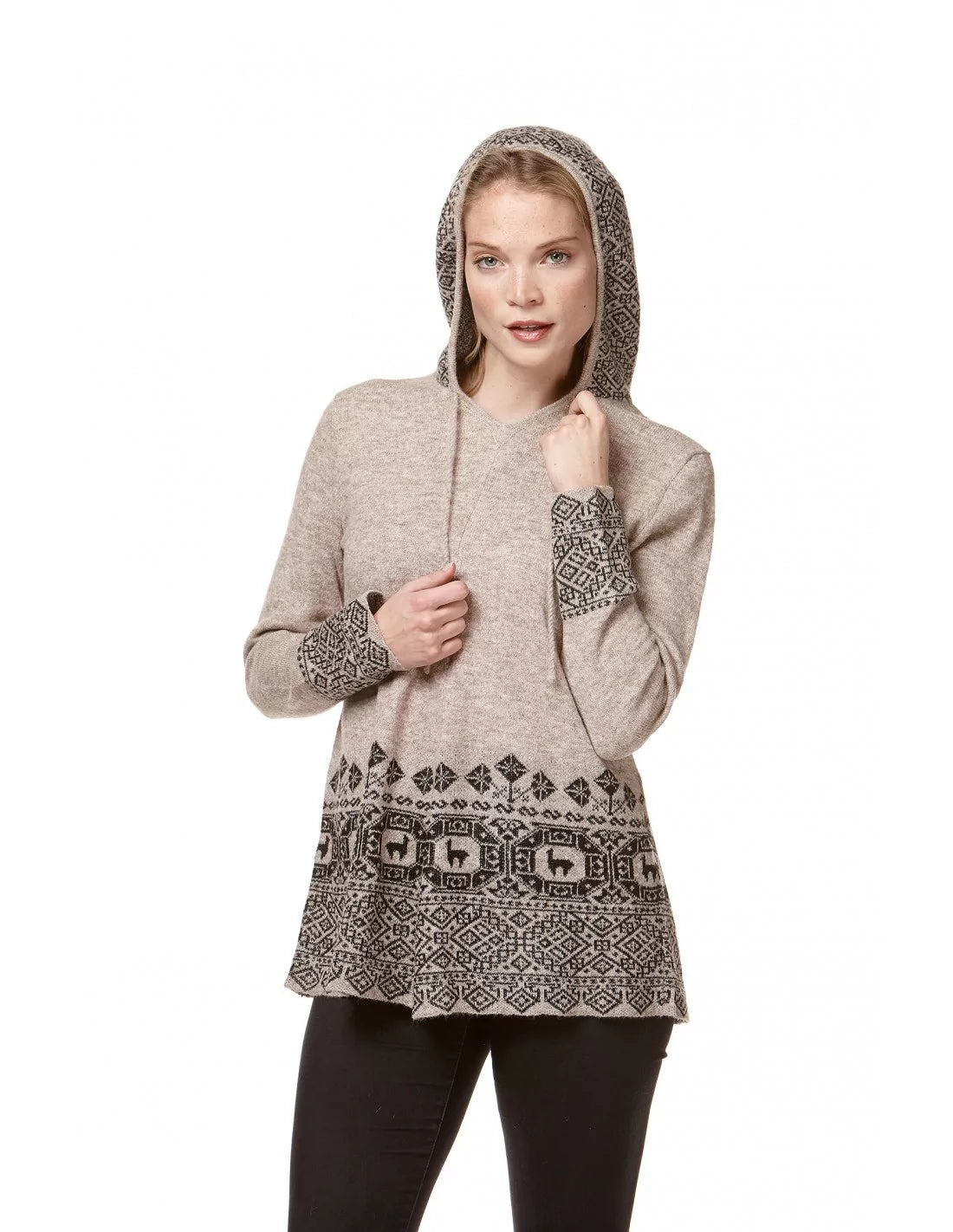 Alpaka Pullover DIVINO aus 100% Baby Alpaka - Alpakawolletraum.com