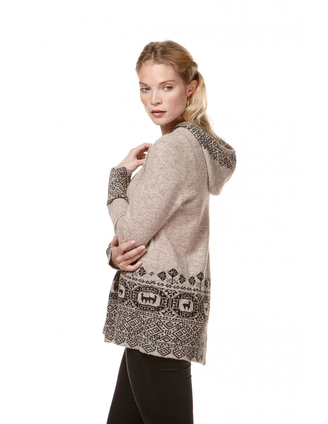 Alpaka Pullover DIVINO aus 100% Baby Alpaka - Alpakawolletraum.com