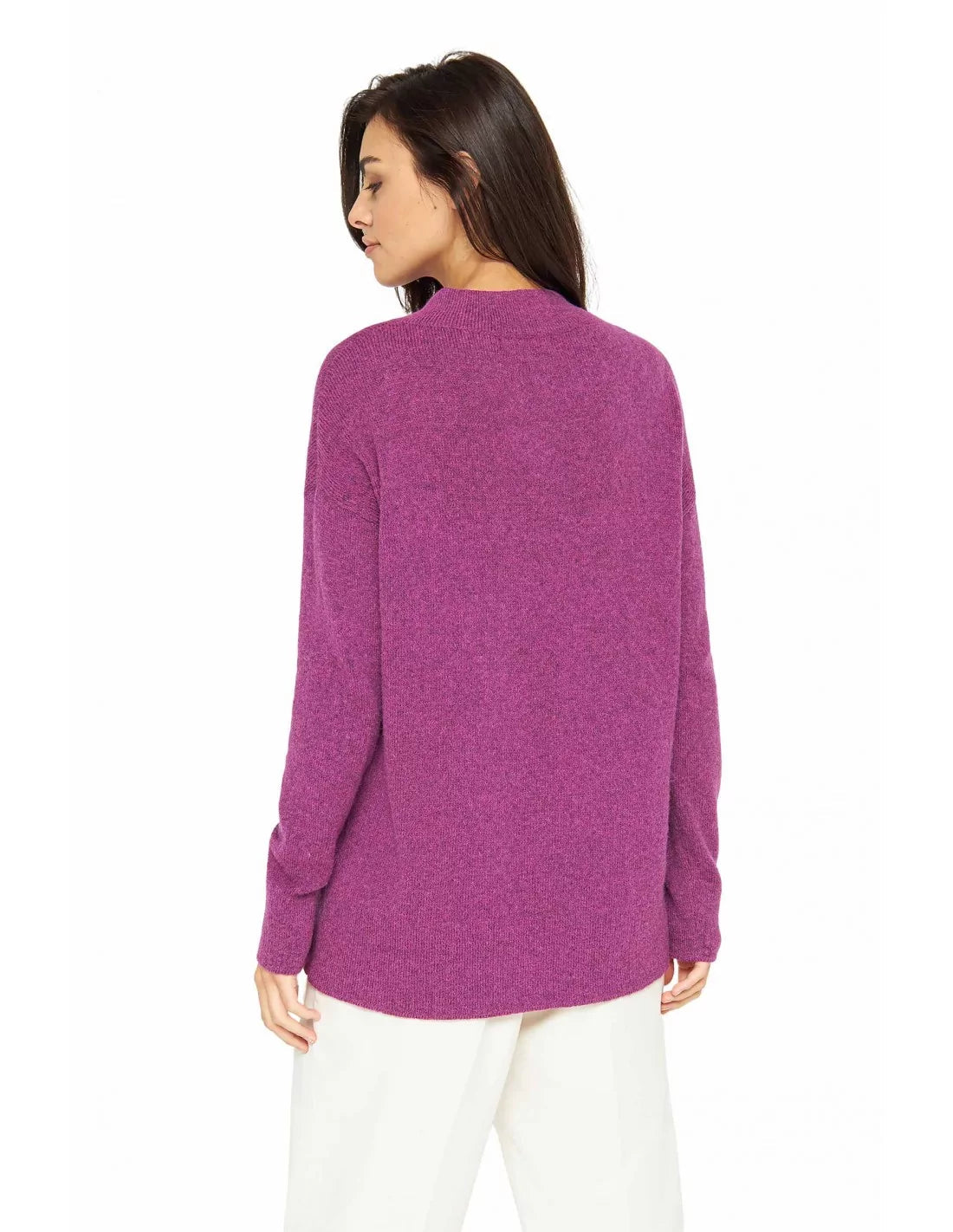 Alpaka Pullover GRAZIA aus Alpaka-Merino-Mix - Alpakawolletraum.com