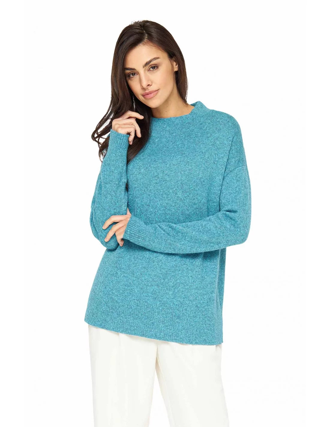 Alpaka Pullover GRAZIA aus Alpaka-Merino-Mix - Alpakawolletraum.com