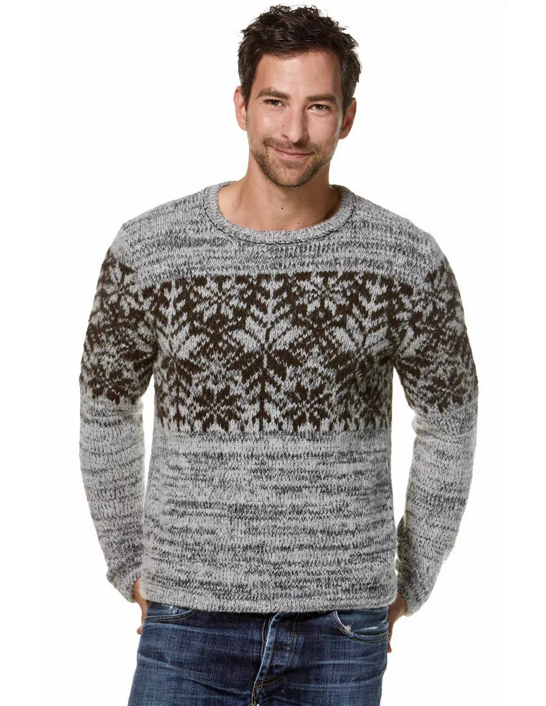 Alpaka Pullover NATURA aus 100% Alpaka - Alpakawolletraum.com