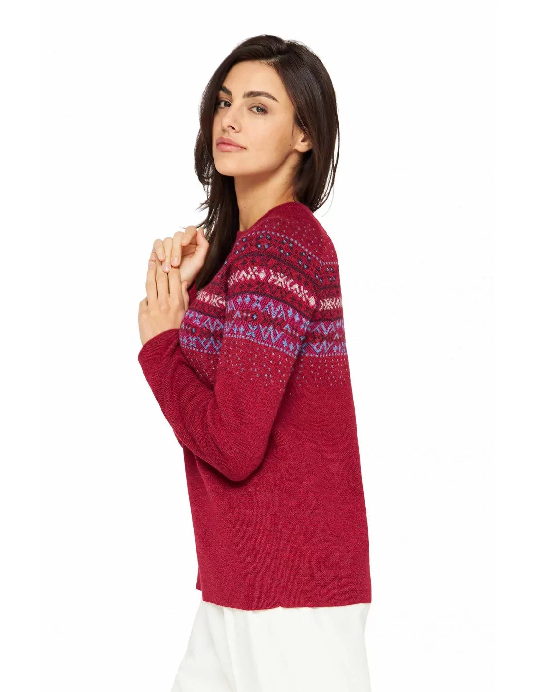 Alpaka Pullover PUKA aus 100% Baby Alpaka - Alpakawolletraum.com