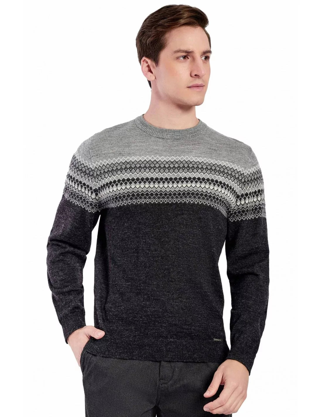 Alpaka Pullover WALLACE aus 100% Baby Alpaka - Alpakawolletraum.com