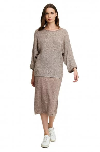 Alpaka Pullover WEAVE aus Baby Alpaka Eco & Bio-Baumwolle - Alpakawolletraum.com