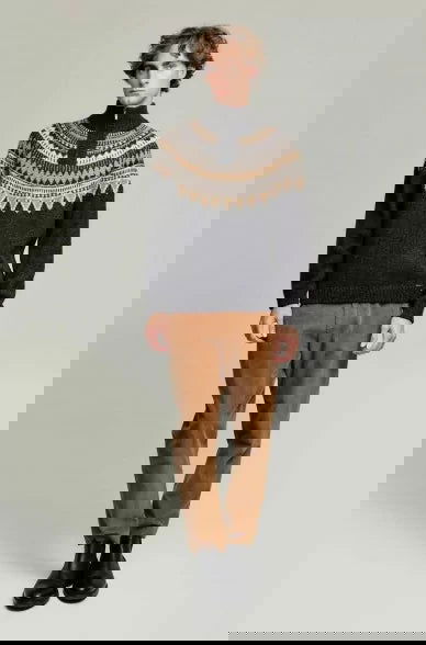 Alpaka Pullover YVOR aus 100% Baby Alpaka - Alpakawolletraum.com