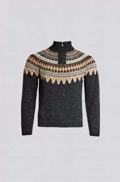 Alpaka Pullover YVOR aus 100% Baby Alpaka - Alpakawolletraum.com