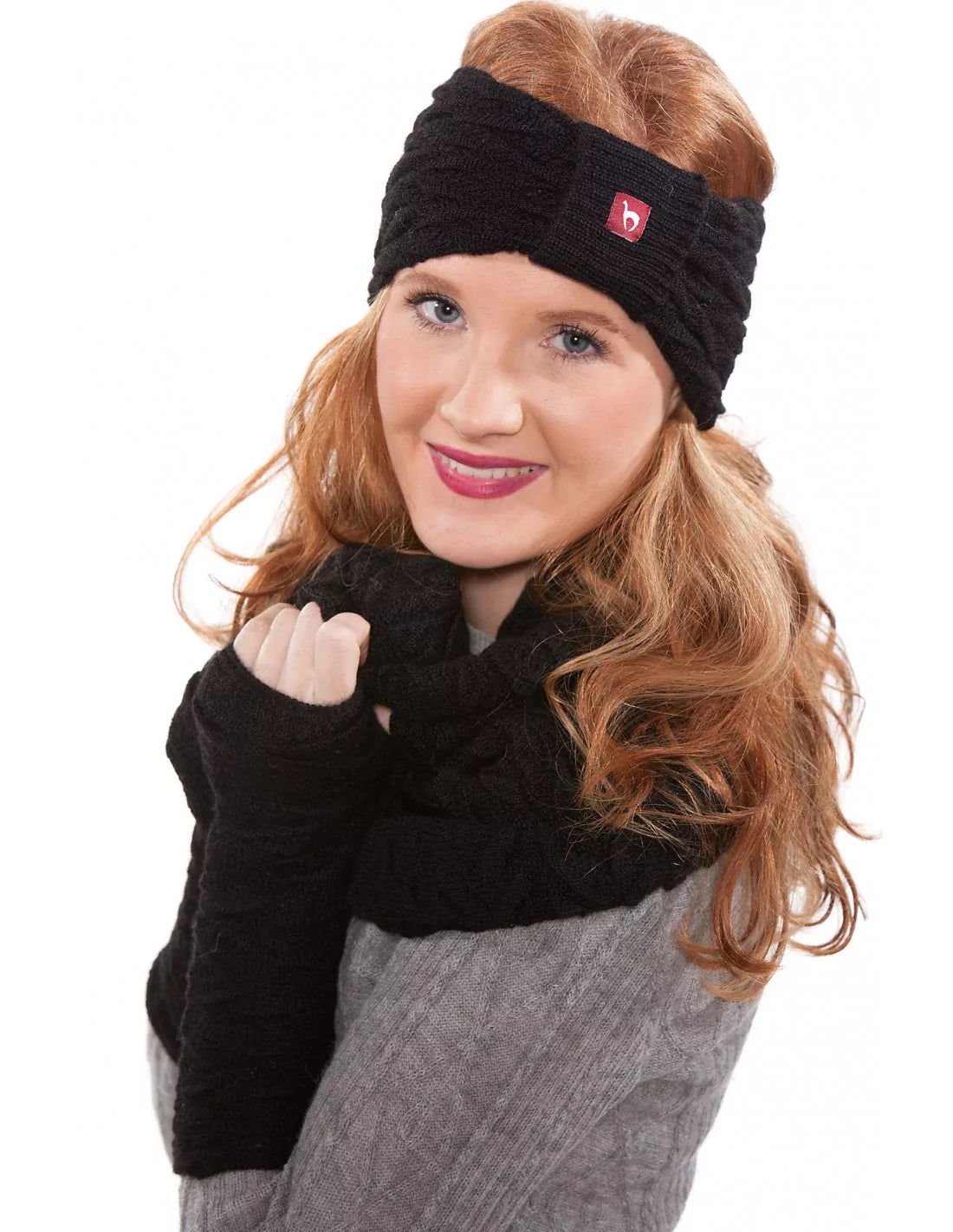 Alpaka Pulswärmer BIESEN aus 100% Baby Alpaka - Alpakawolletraum.com