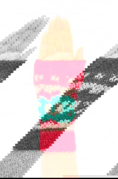 Alpaka Pulswärmer NAVIDAD aus Alpaka-Merino-Mix - Alpakawolletraum.com