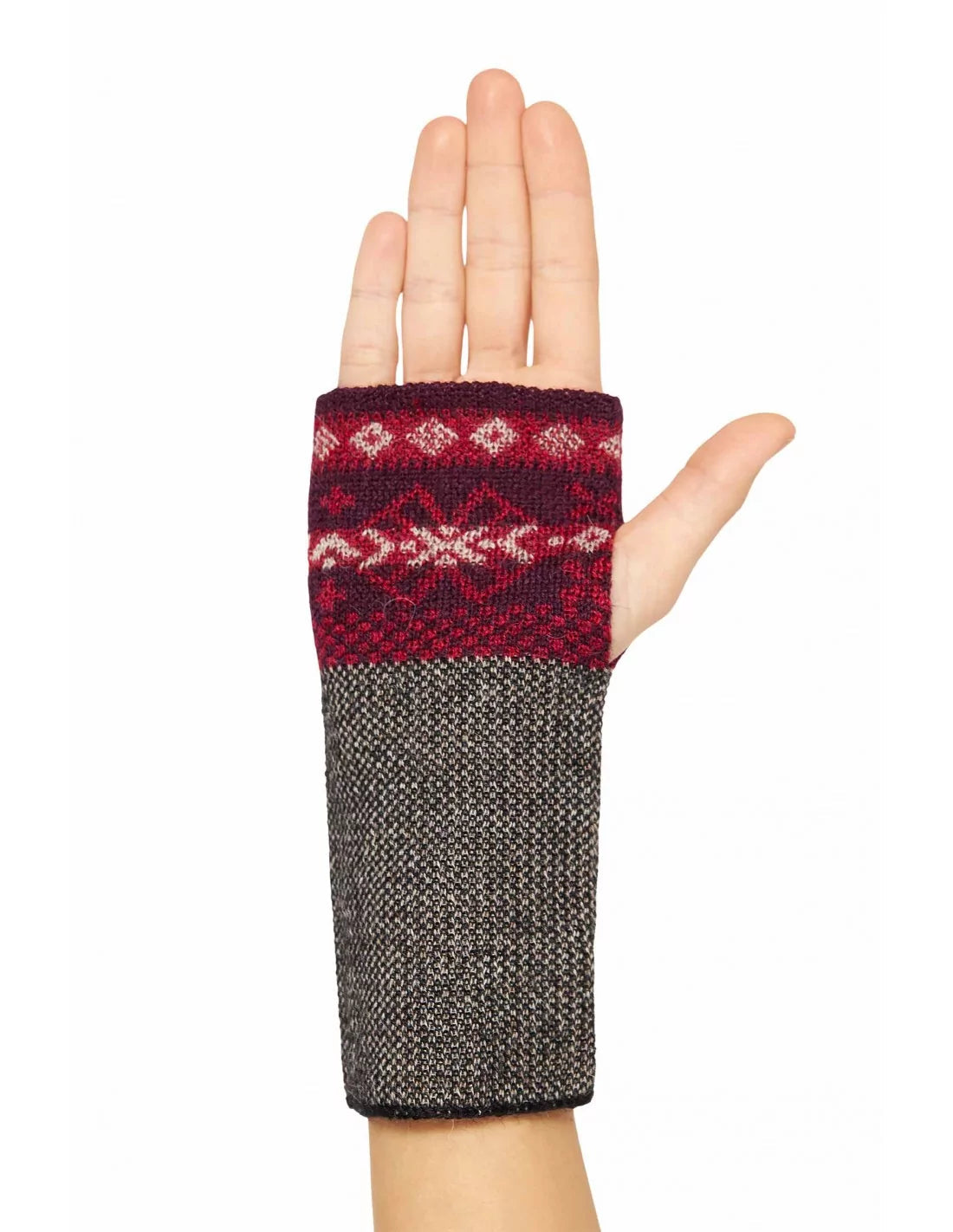 Alpaka Pulswärmer PUKA aus 100% Baby Alpaka - Alpakawolletraum.com