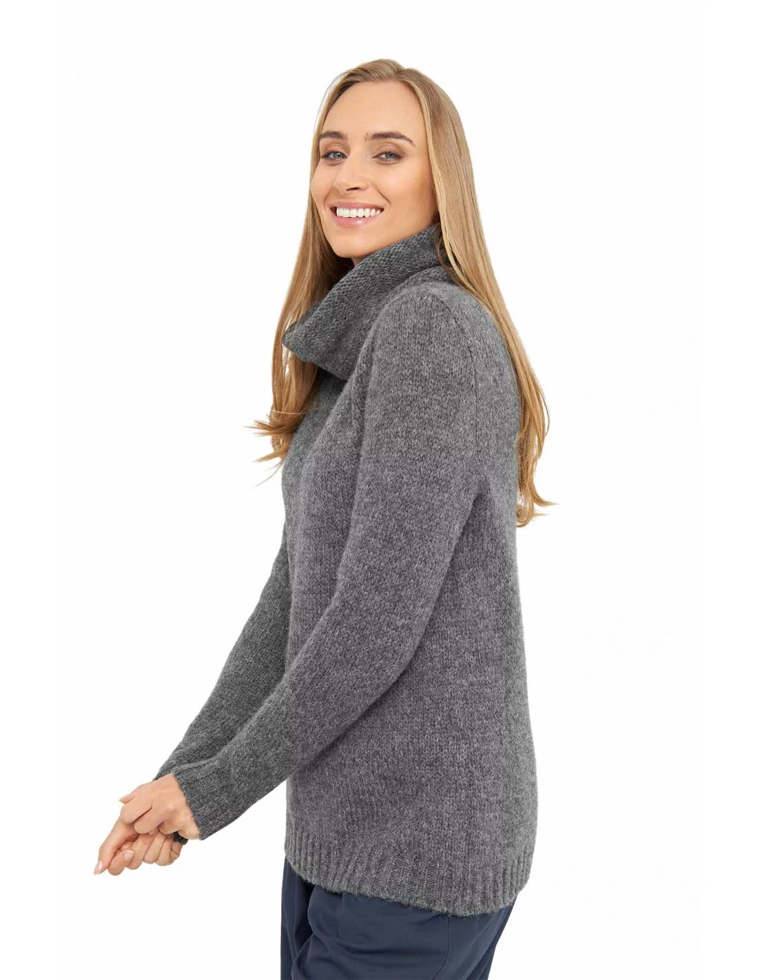 Alpaka Rollkragen Pullover ASA aus Alpaka Woll-Mix - Alpakawolletraum.com