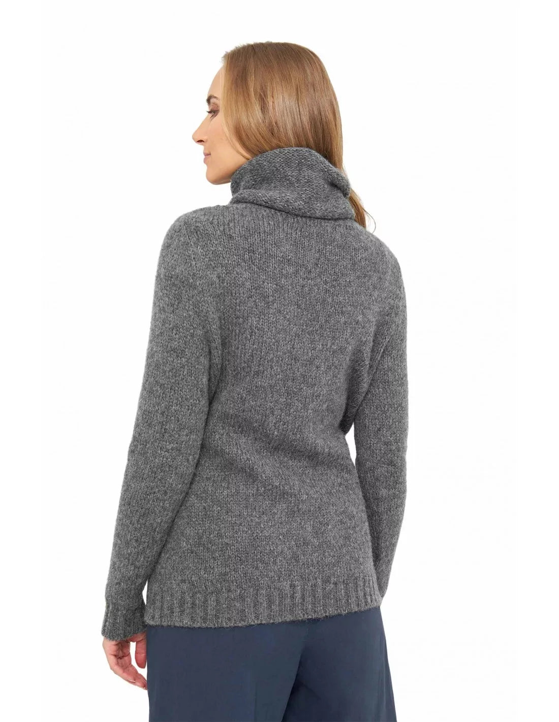Alpaka Rollkragen Pullover ASA aus Alpaka Woll-Mix - Alpakawolletraum.com