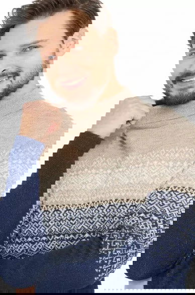 Alpaka Rollkragen Pullover CARLOS aus 100% Baby Alpaka - Alpakawolletraum.com