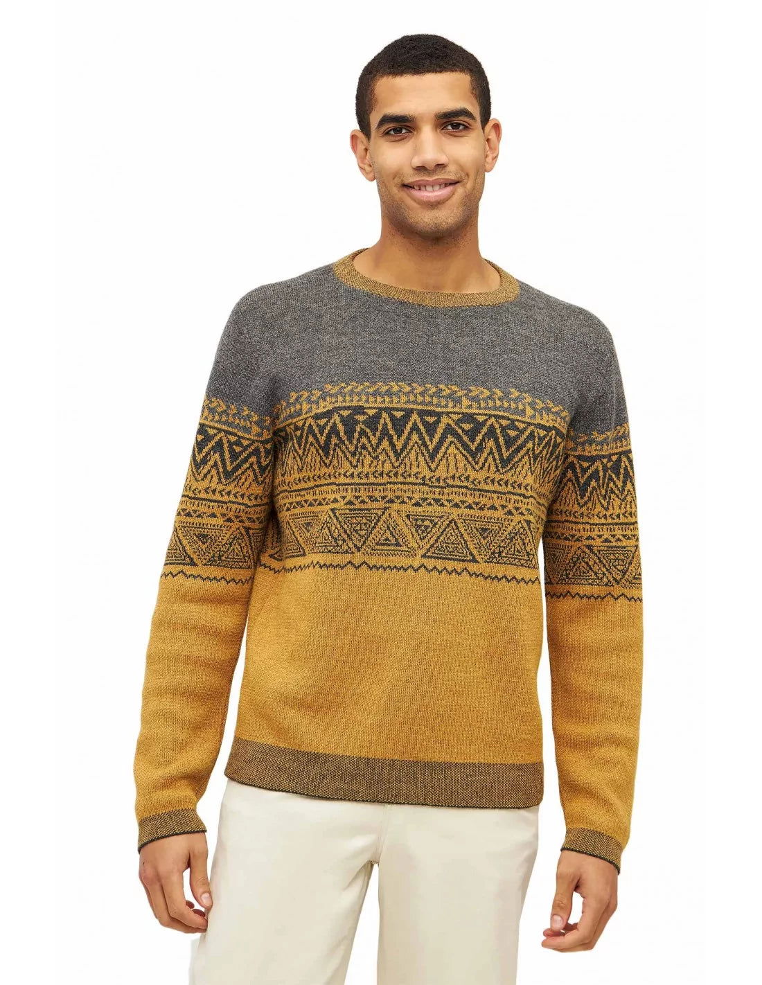 Alpaka Rundhals Pullover GIORGIO aus 100% Baby Alpaka - Alpakawolletraum.com