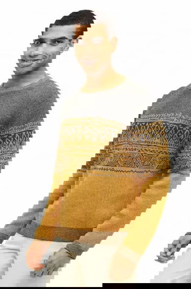 Alpaka Rundhals Pullover GIORGIO aus 100% Baby Alpaka - Alpakawolletraum.com