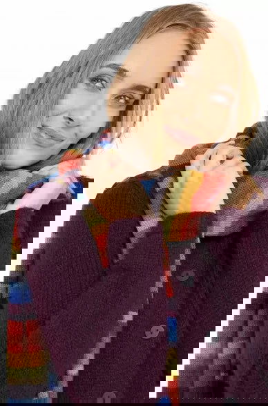 Alpaka Schal ARCO IRIS XXL aus 100% Baby Alpaka - Alpakawolletraum.com