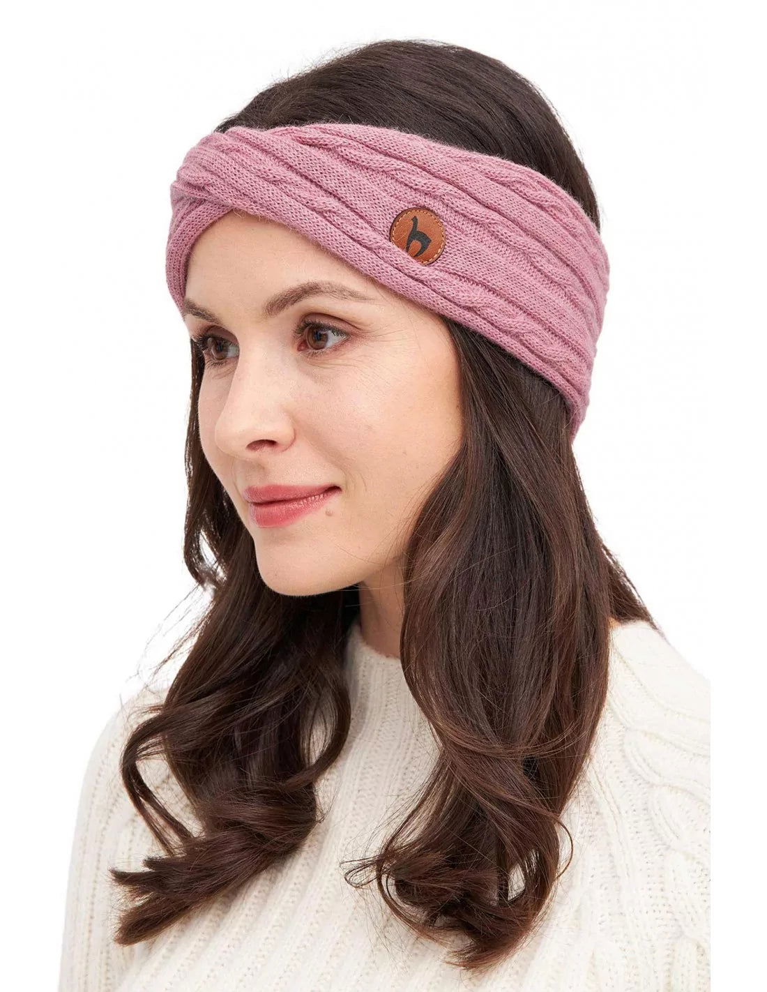 Alpaka Stirnband SUAVE Twist aus 100% Baby Alpaka - Alpakawolletraum.com