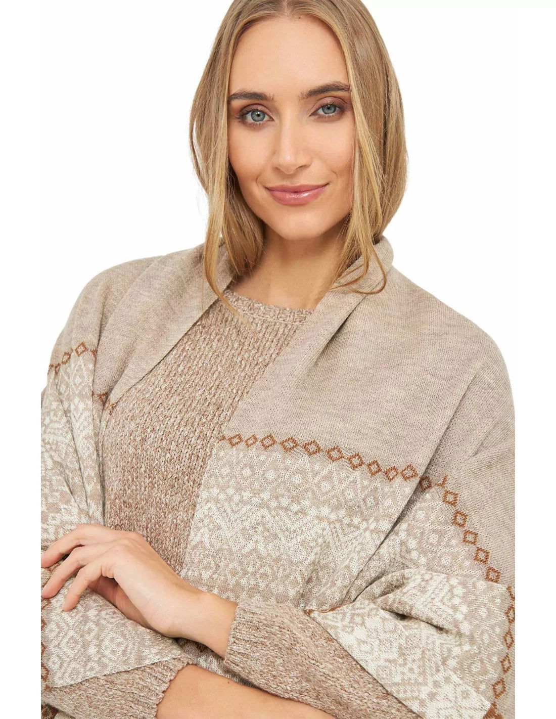 Alpaka Strick-Schal CARLY aus 100% Baby Alpaka - Alpakawolletraum.com