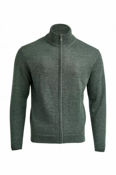 Alpaka Strickjacke ANDREAS aus 100% Baby Alpaka - Alpakawolletraum.com