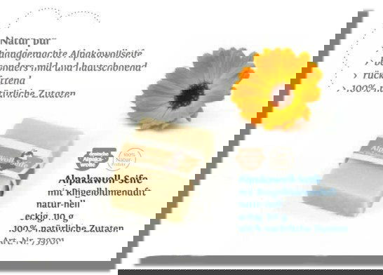 Alpakaseife mit Ringelblumenduft von Rieger Betten - Alpakawolletraum.com