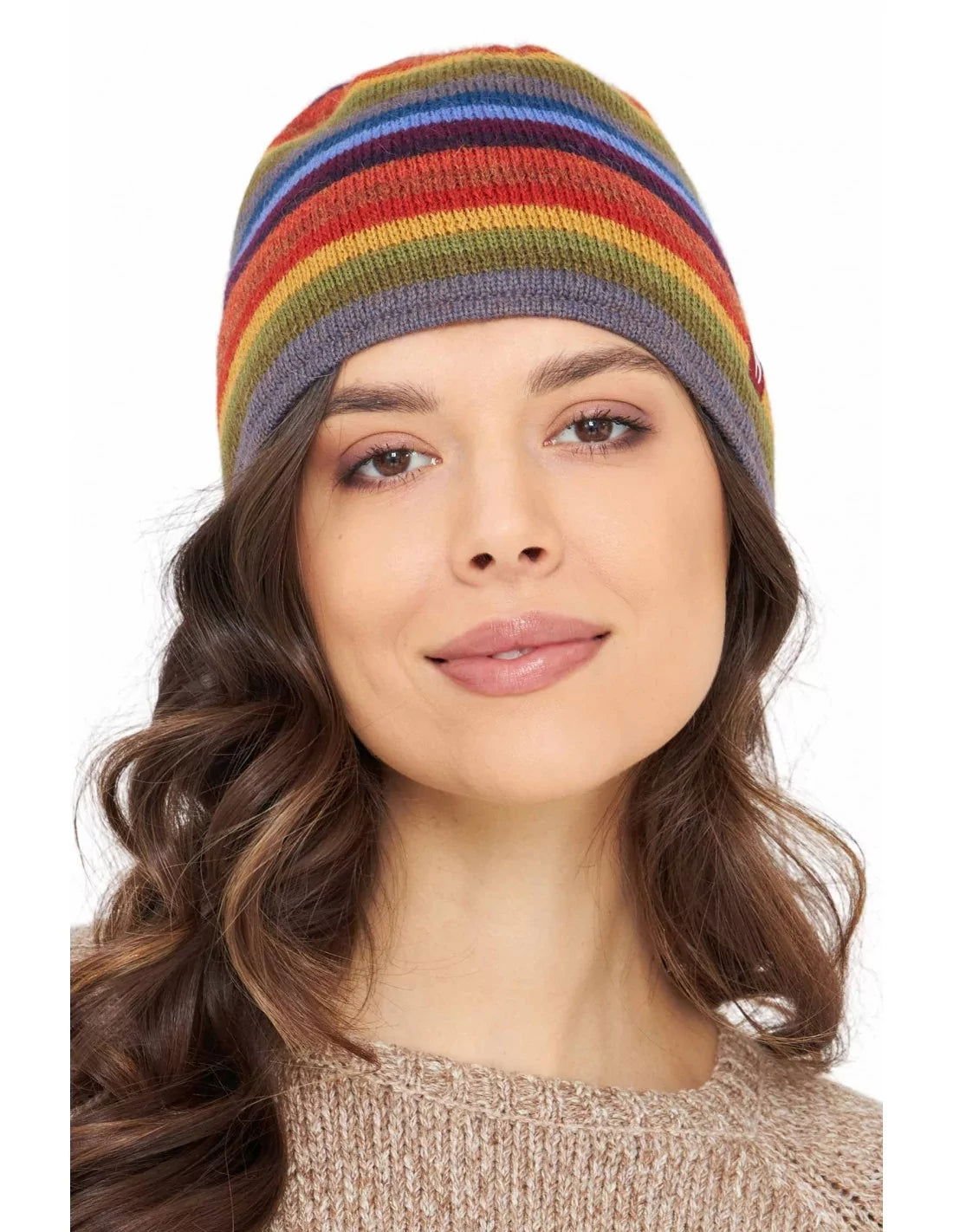 Apaka Mütze ARCO IRIS aus 100% Baby Alpaka - Alpakawolletraum.com