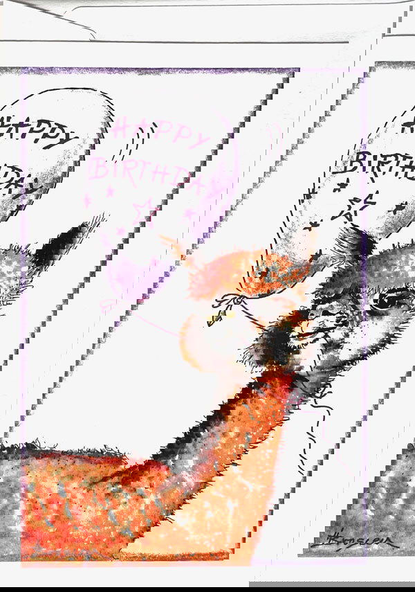 Happy Birthday - Alpaka Geburtstagskarten von Heidemarie Brosien - Alpakawolletraum.com