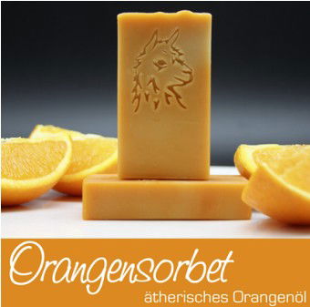 Larisavon Alpakaseife Orangensorbet | Luxusseife mit Alpaka Keratin - Alpakawolletraum.com