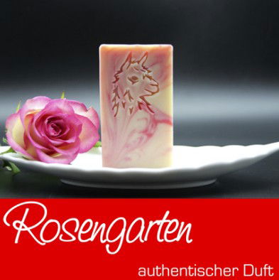 Larisavon Alpakaseife Rosengarten | Luxusseife mit Alpaka Keratin - Alpakawolletraum.com