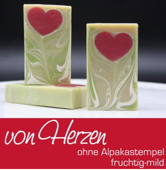 Larisavon Alpakaseife Von Herzen | Luxusseife mit Alpaka Keratin - Alpakawolletraum.com