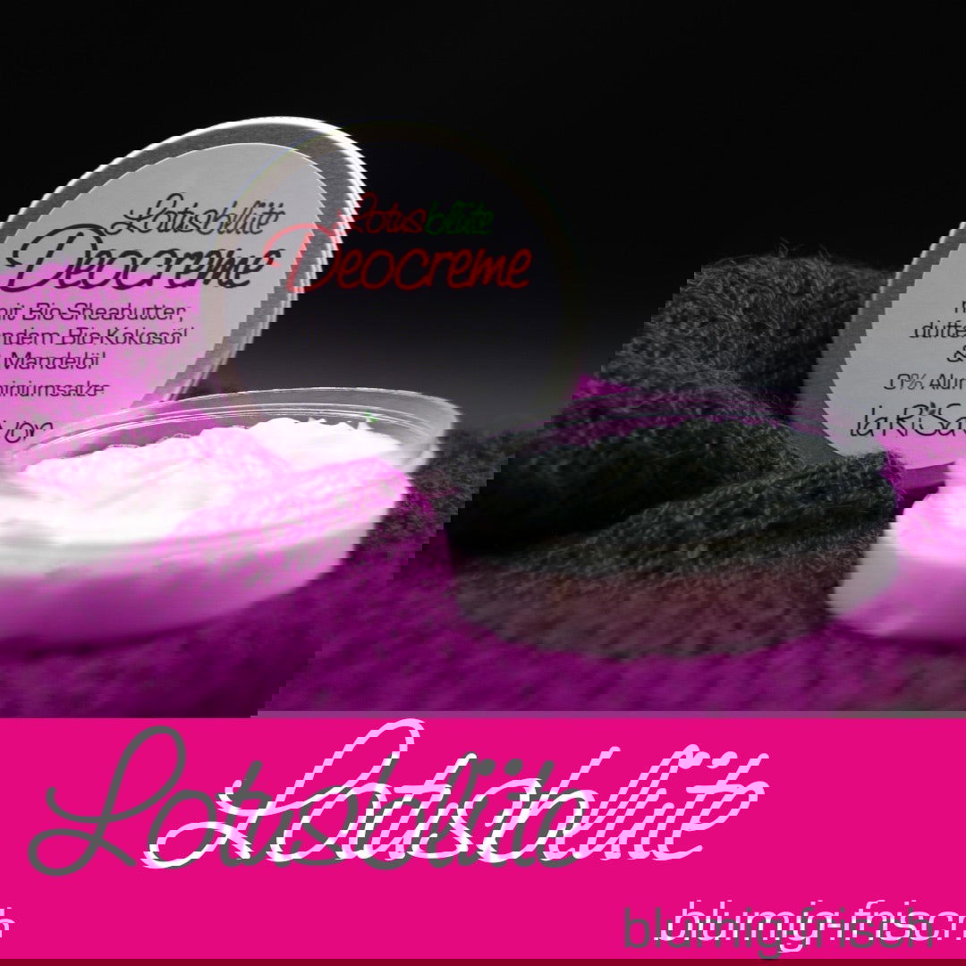Larisavon Deo Creme Lotusblüte | Aluminiumfrei und Vegan - Alpakawolletraum.com