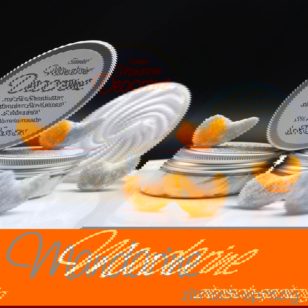 Larisavon Deo Creme Mandarine | Aluminiumfrei vegan - Alpakawolletraum.com