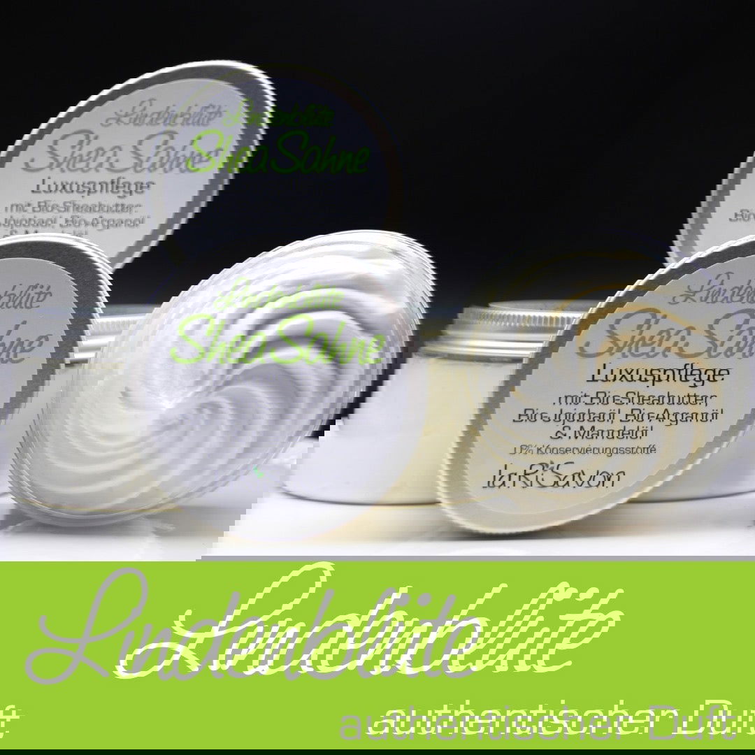 Larisavon Shea Sahne Lindenblüte | 150ml - Vegan - Alpakawolletraum.com