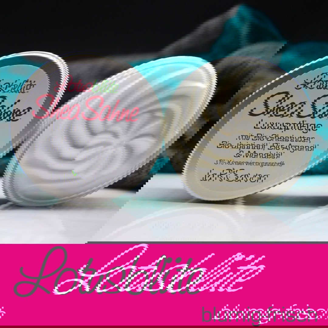 Larisavon Shea Sahne Lotusblüte | 150ml - Vegan - Alpakawolletraum.com