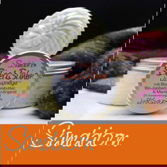 Larisavon Shea Sahne Sanddorn | 150ml vegan - Alpakawolletraum.com