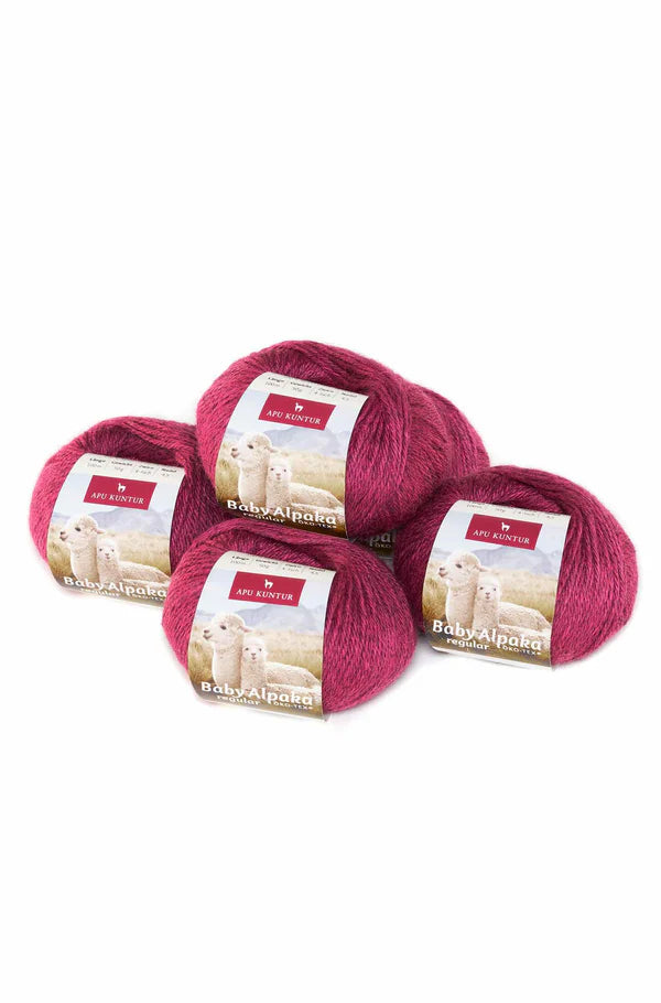 Alpaka Wolle REGULAR | 50g | 5er Pack | 100% Baby Alpaka
