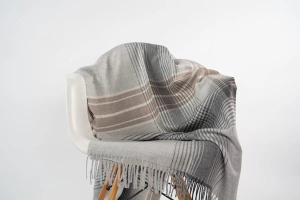 Santa Cruz Baby Alpaka Plaid – Edle Wohndecke aus 100% Baby Alpaka - Alpakawolletraum.com