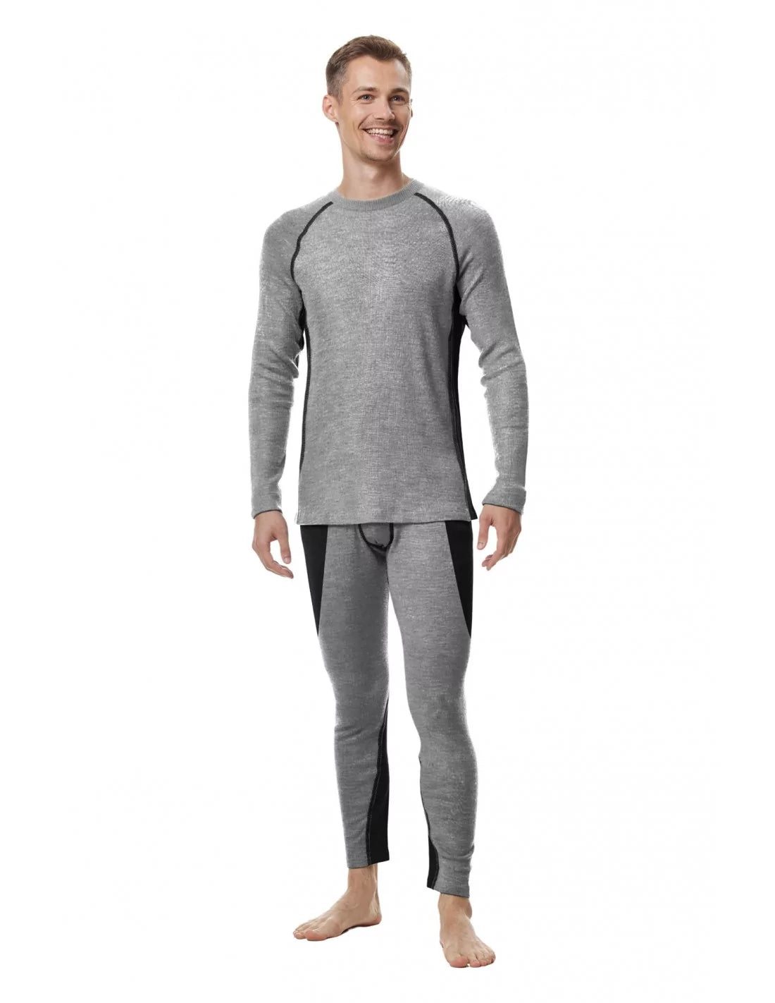 Thermo-Langarm-Shirt ST. MORITZ für Herren mit Alpaka-Mix - Alpakawolletraum.com